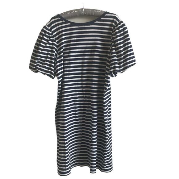 Rachel Parcell Stripe Bubble Sleeve T-Shirt Dress - Picture 3 of 4